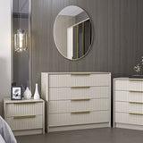 Chest of drawers bare luxury stone melamine 100x85x45 cm