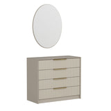 Chest of drawers bare luxury stone melamine 100x85x45 cm