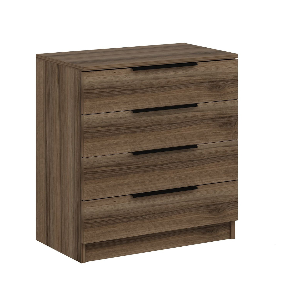 Chest of drawers Kala plus walnut melamine 73x77x42 cm