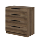 Chest of drawers Kala plus walnut melamine 73x77x42 cm