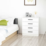 Chest of drawers bare anthracite melamine 70x42x79 cm