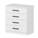 Chest of drawers bare anthracite melamine 70x42x79 cm