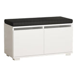 Shoe cabinet Drago white melamine 80x42x35 cm