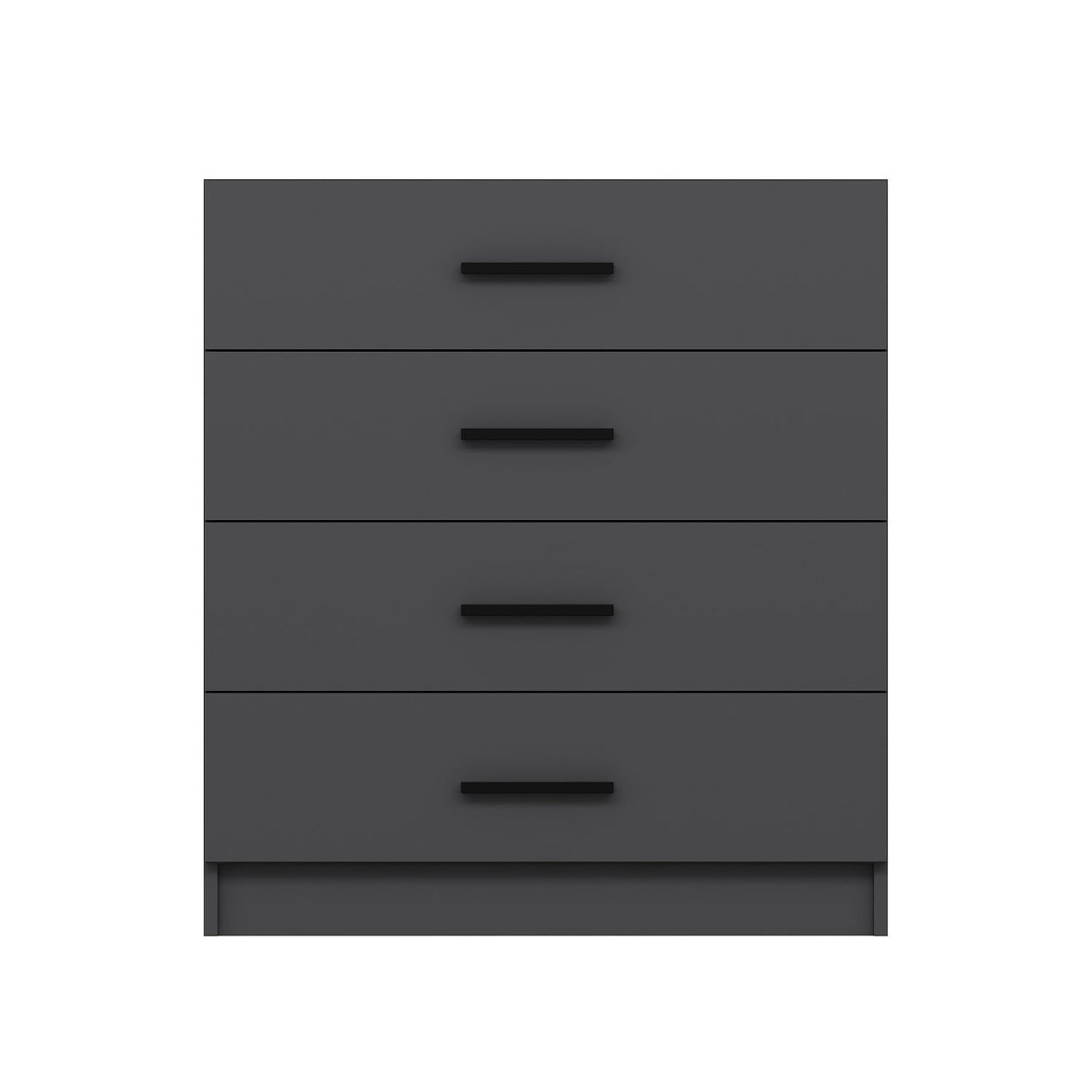 Chest of drawers bare TV anthracite melamine 90x100x47 cm