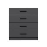 Chest of drawers bare TV anthracite melamine 90x100x47 cm