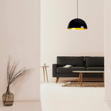 Hanglamp Rond Zwart Metaal Allure