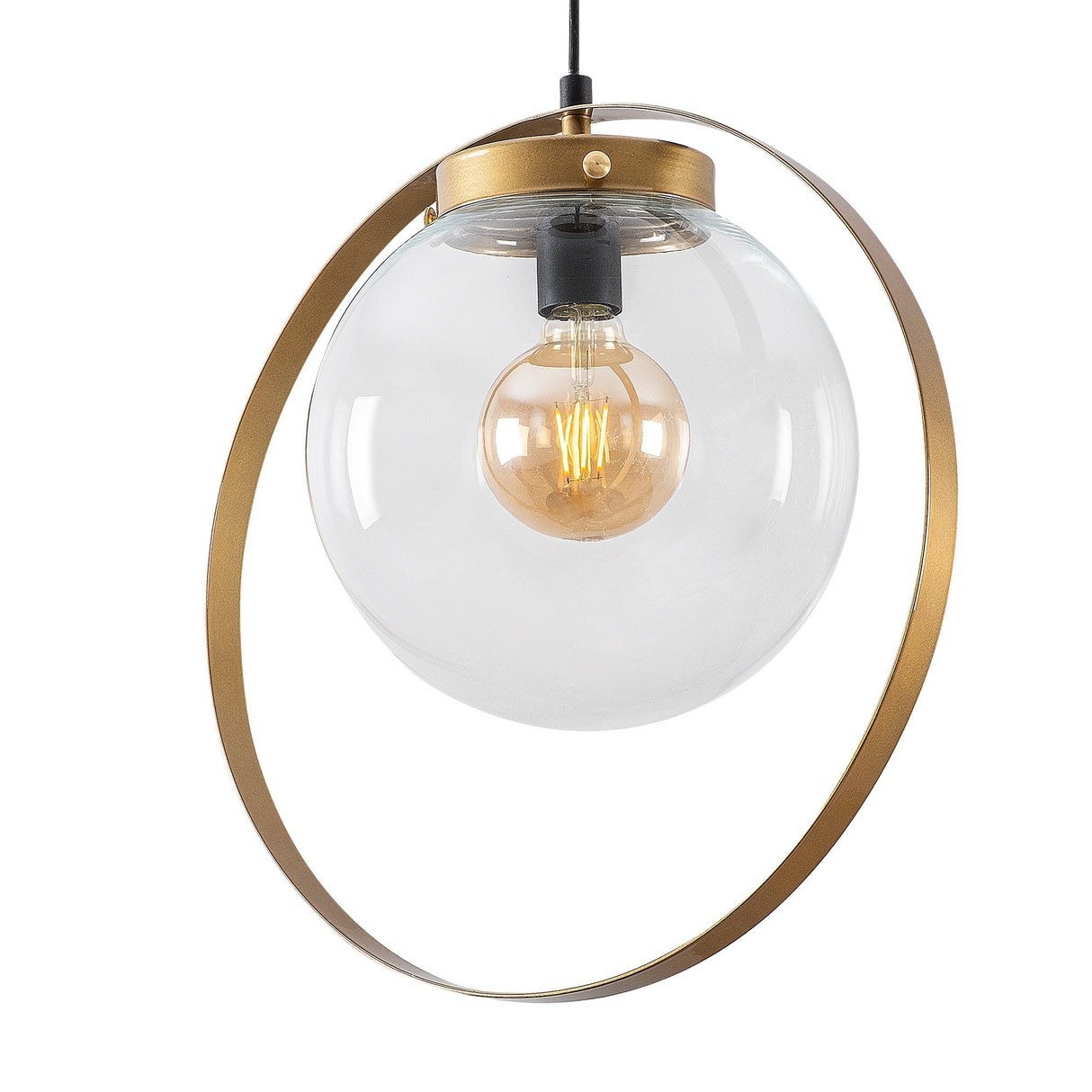 Hanglamp Goud Glas Blazer