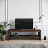 TV furniture Selene Walnut Dennenhout 140x45x40 cm