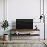 TV furniture Coral Donker Walnut Pinehout 120x45x35 cm