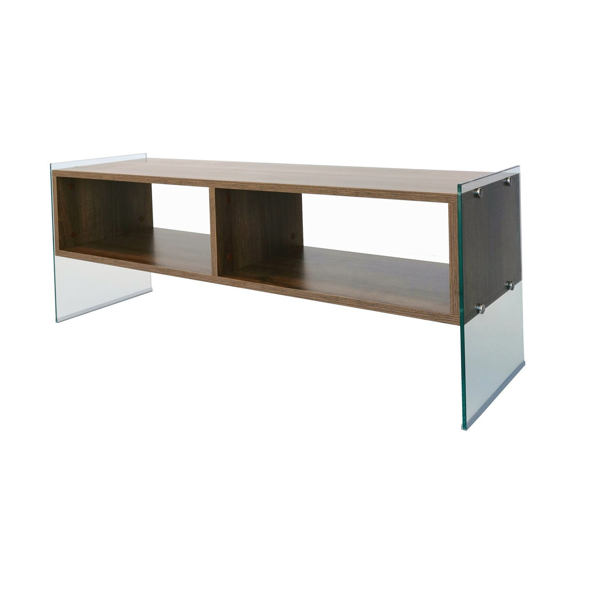 TV furniture Echo walnut melamine 120x45x35 cm