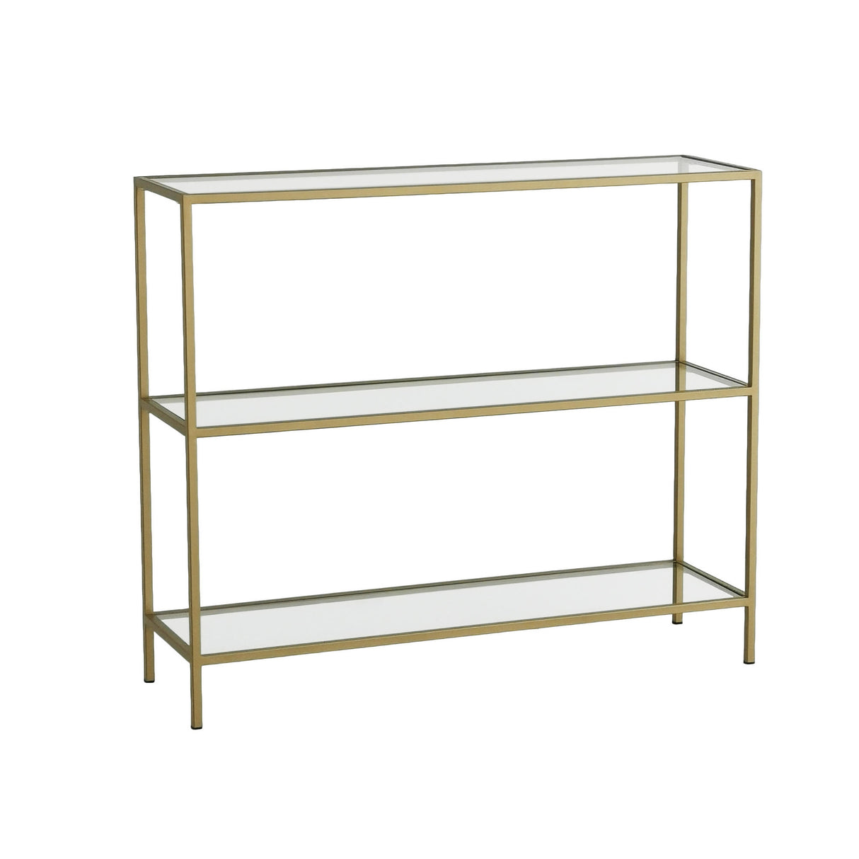 Dressing table Avignon Gold Glass 100x85x30 cm