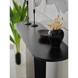 Dressing table Ellittica Anthracite Melamine 100x81x30 cm