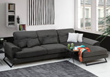 Corner sofa on the right Frido Anthracite