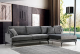 Corner sofa on the right Papira Anthracite