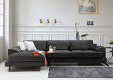 Corner sofa left Frido Anthracite