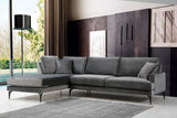 Corner sofa on the left papira anthracite