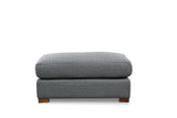 Corner sofa run light gray