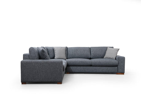 Corner sofa run anthracite