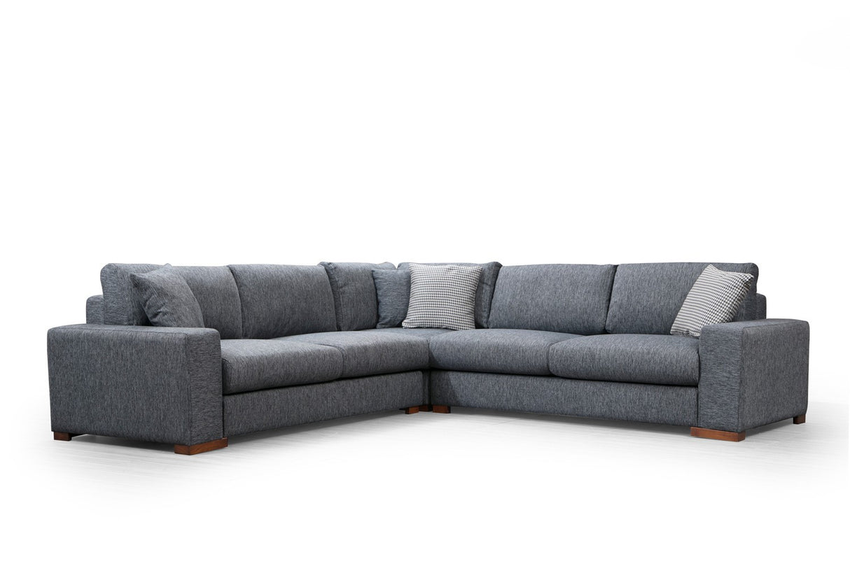 Corner sofa run anthracite