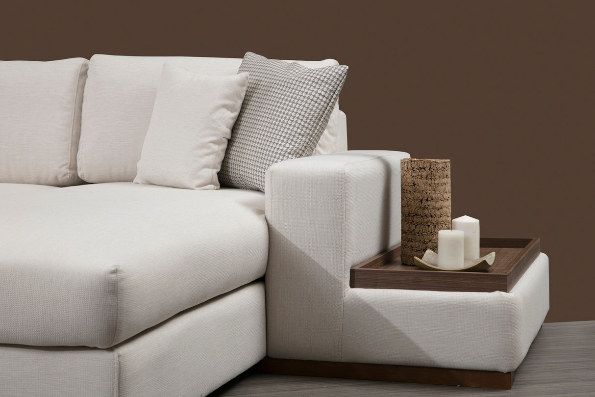 Corner sofa run beige