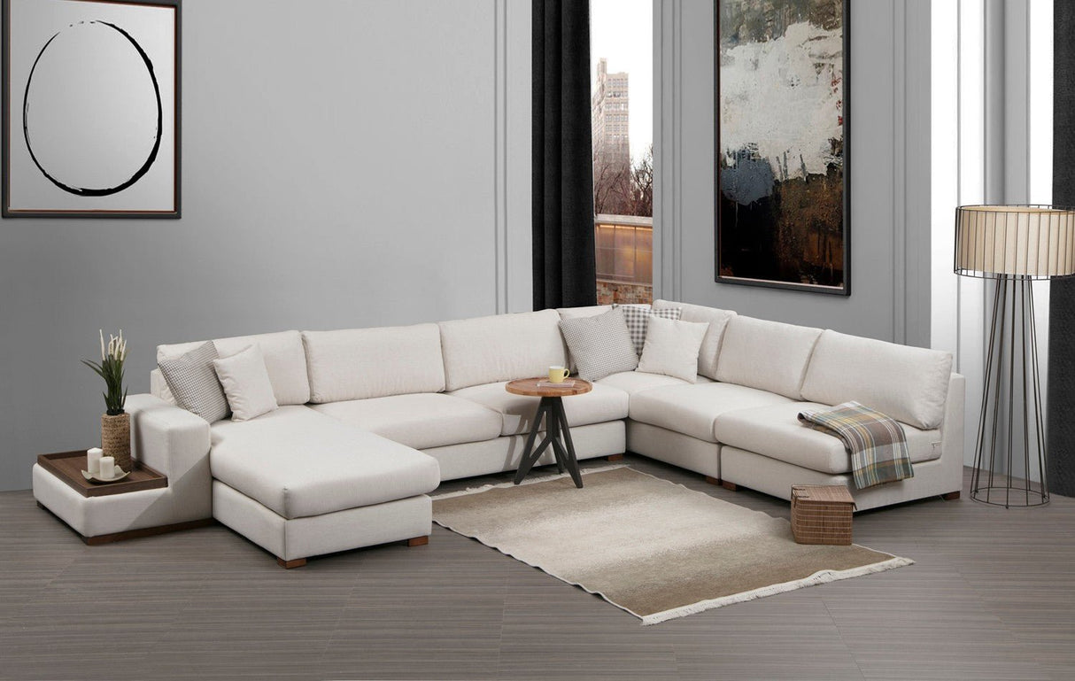 Corner sofa run beige