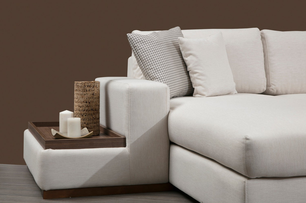 Corner sofa run beige