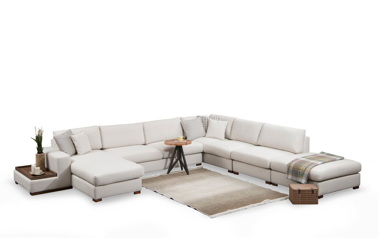 Corner sofa run beige