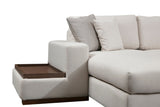 Corner sofa run beige