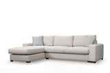 Corner sofa run beige