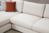 Corner sofa run beige