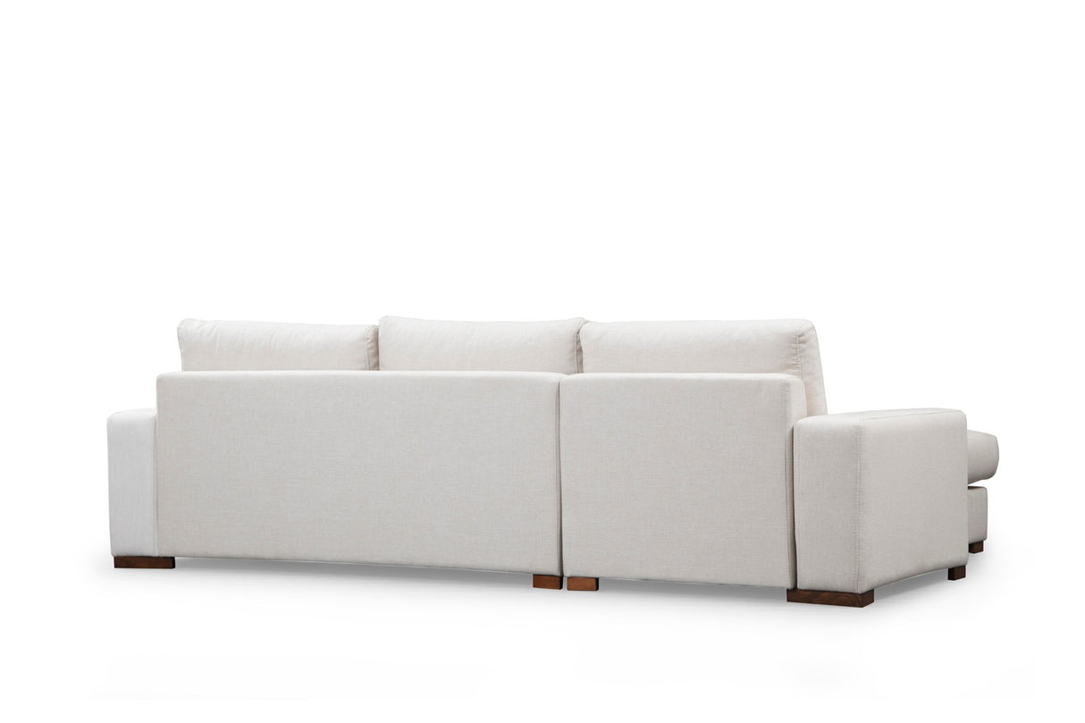 Corner sofa run beige