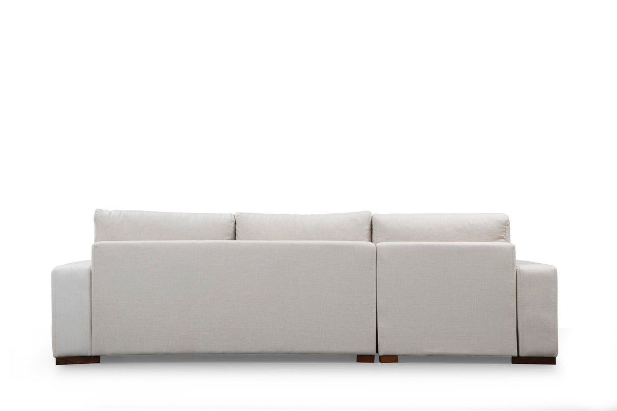 Corner sofa run beige