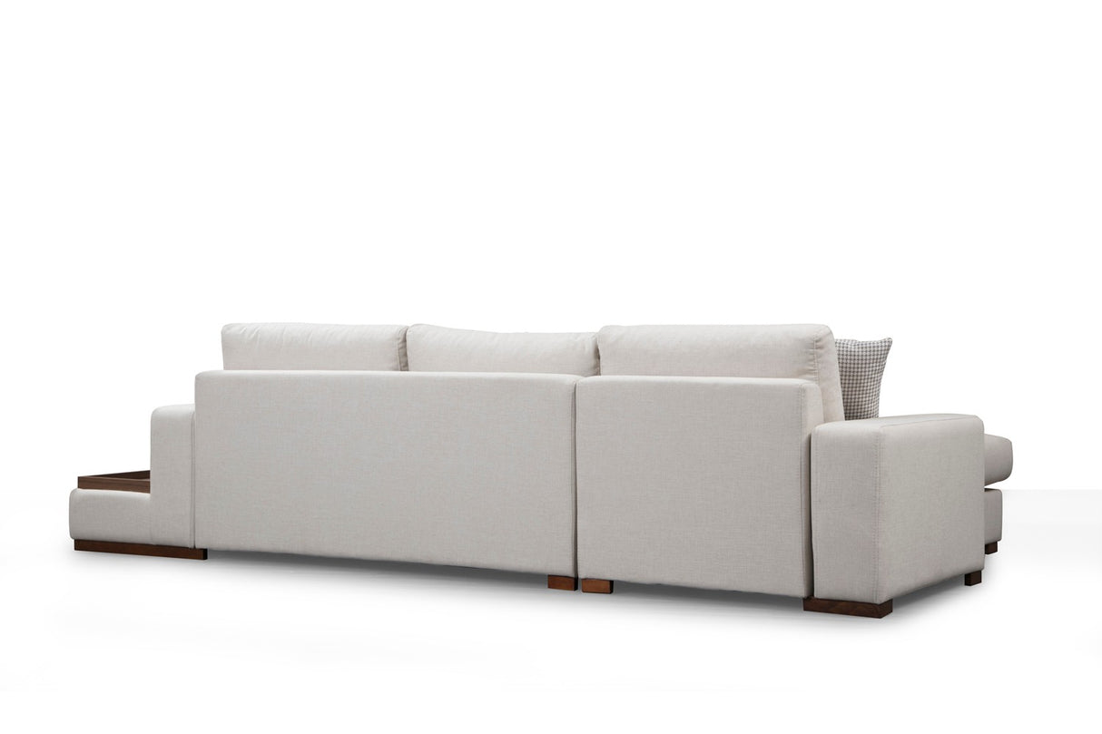 Corner sofa run beige