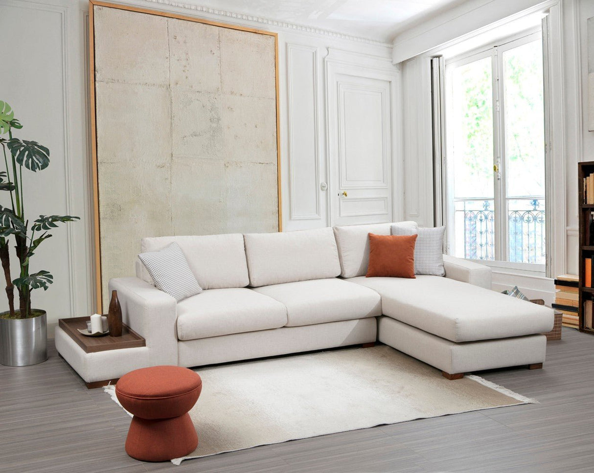 Corner sofa run beige