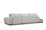 Corner sofa run beige