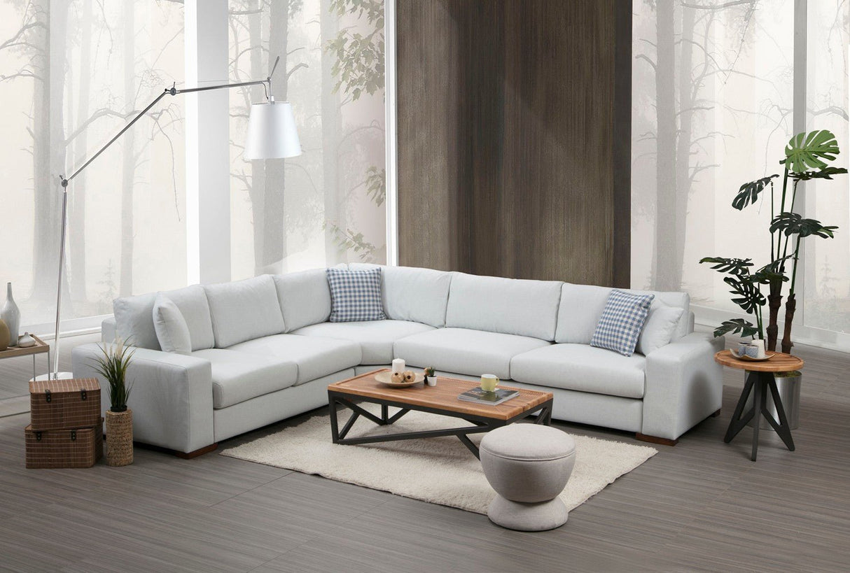 Corner sofa run beige