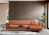 Corner sofa with sleep function on the right image cinnamon