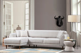 Corner sofa with sleeping function on the left Image Beige