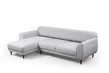 Corner sofa with sleeping function on the left Image Beige