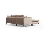 Corner sofa on the left Felix Beige