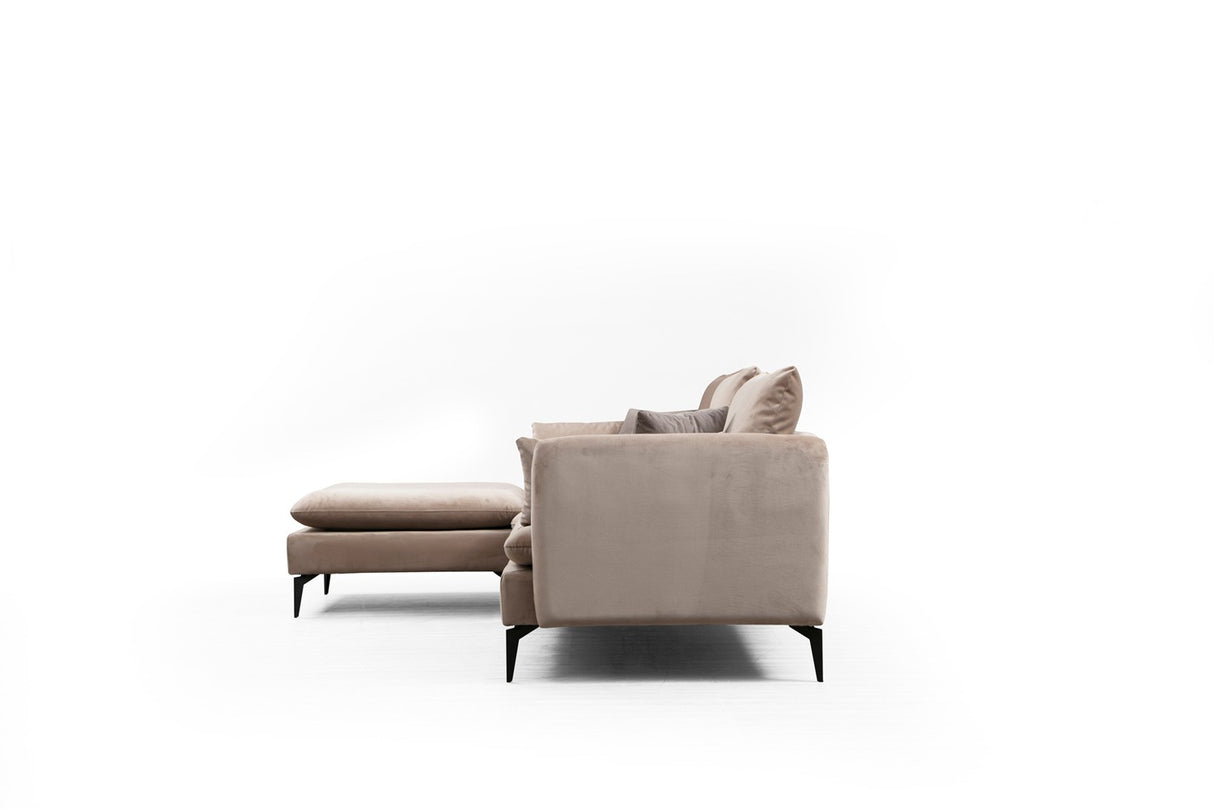 Corner sofa on the left Felix Beige