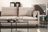 Corner sofa on the left Felix Beige