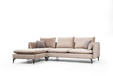 Corner sofa on the left Felix Beige