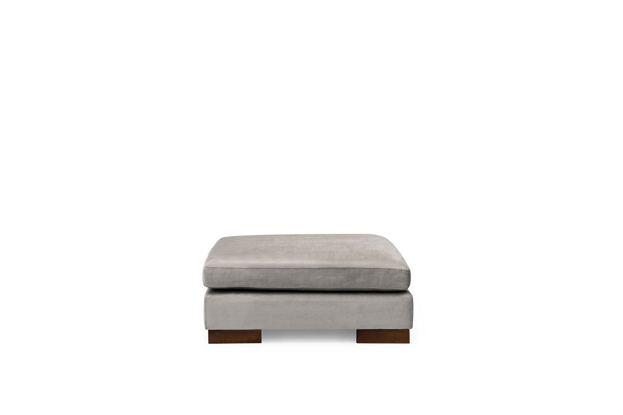 Corner sofa right tulip light gray