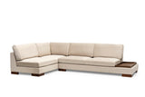 Corner sofa on the left tulip beige