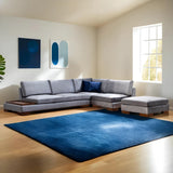 Corner sofa right tulip dark gray