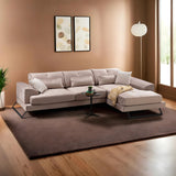 Corner sofa on the right Frido Beige