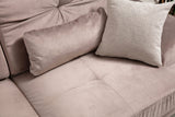 Corner sofa on the right Frido Beige