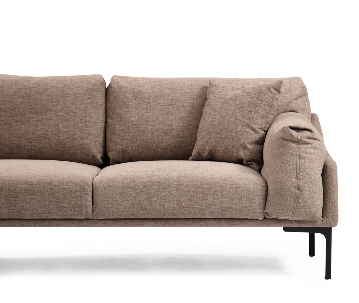 Corner sofa Left Leo Mocha