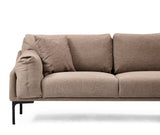 Corner sofa on the right Leo Mocha